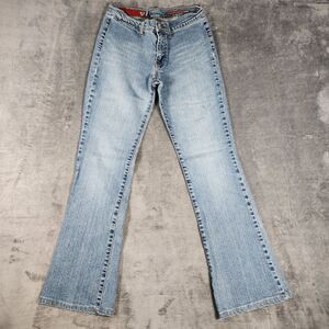Guess Vintage Y2K Low Rise Flare Light Blue Jeans Womens Size 28 Comfort Stretch